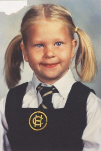 image of a young girl named Emily Wright