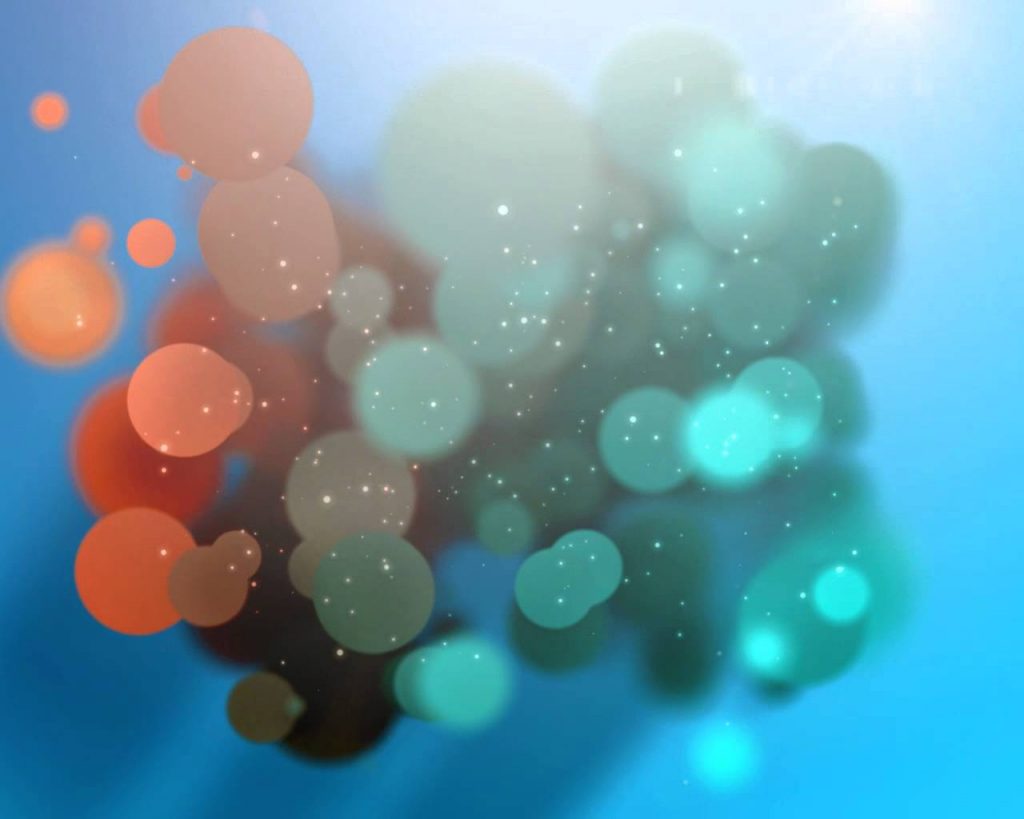 colored bubbles